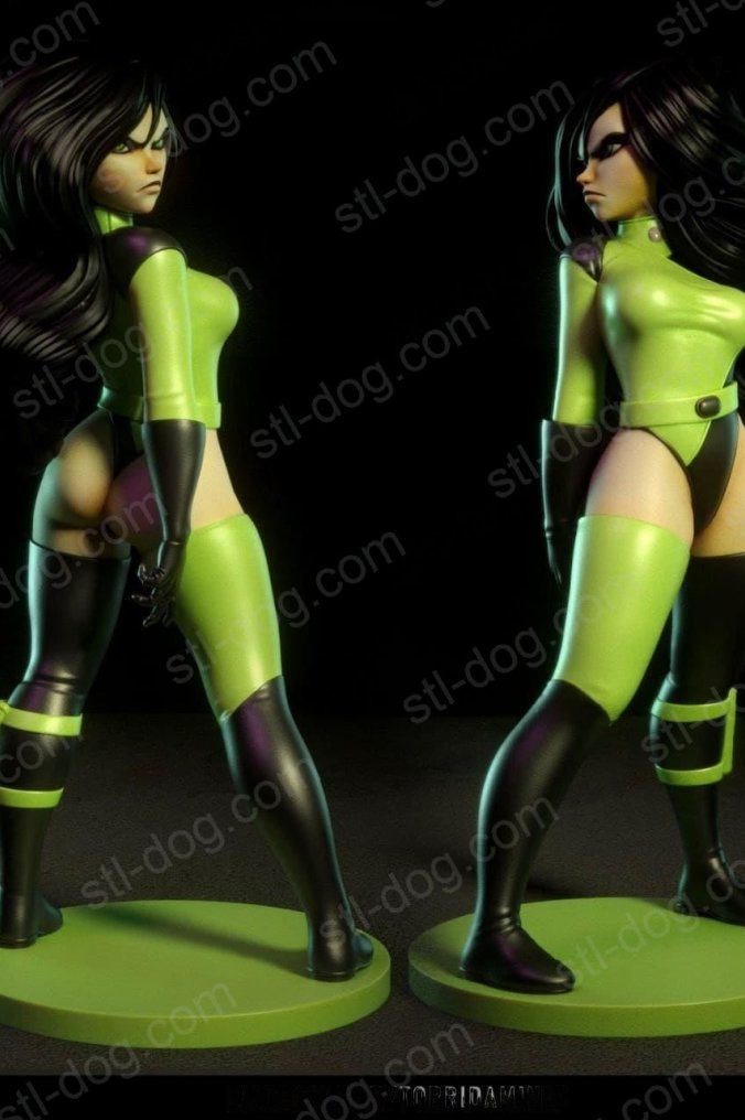 麻辣女孩 席果 Shego 3D 打印图纸